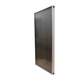 Black anodized flat plate solar collector