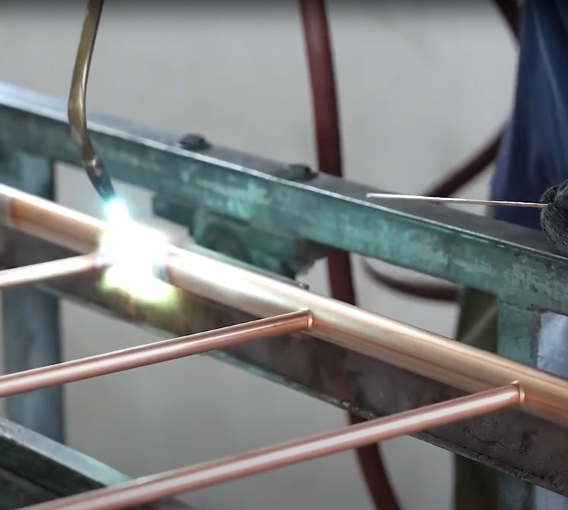 copper tube welding